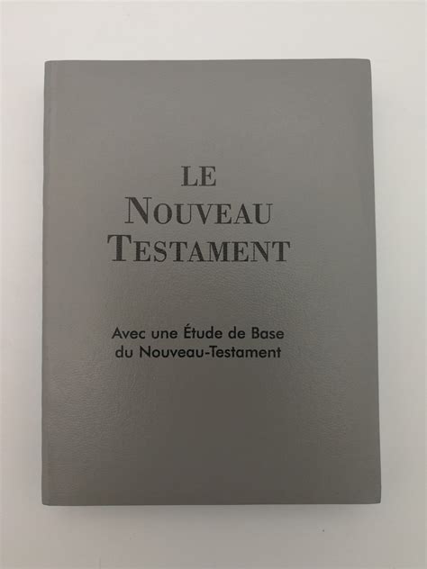 Le Nouveau Testament - French New Testament & Psalms