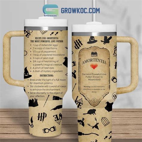 Harry Potter Amortentia Love Potion Valentine 40oz Tumbler Growkoc
