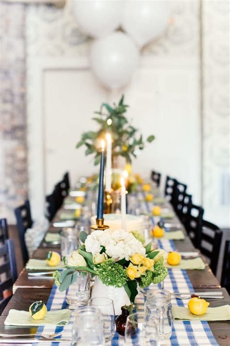 A Lemon Themed Baby Shower Bria Hammel Interiors