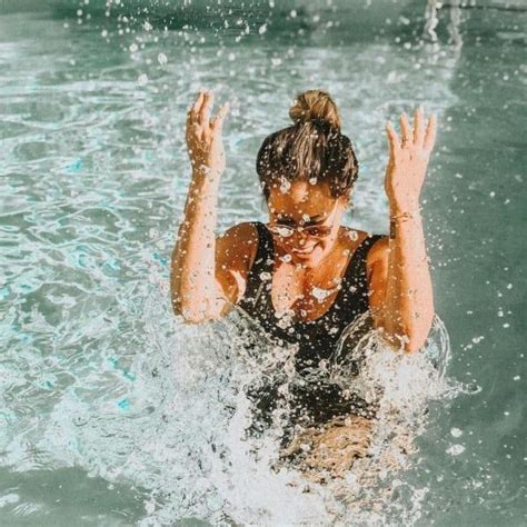 Foto Criativa Na Piscina Fotografia De Piscina Recriar Fotos Fotos