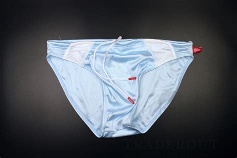 AussieBum Mens Ice Blue Competition Crew Nylon Swim Bikini Swimwear Size M L XL EBay
