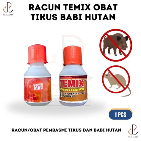 Jual Racun Temix Obat Tikus Babi Hutan Themix Botol Umpan Perangkap