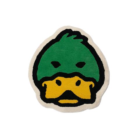 Human Made Duck Face Small Rug GreenHuman Made Duck Face Small Rug Green - OFour