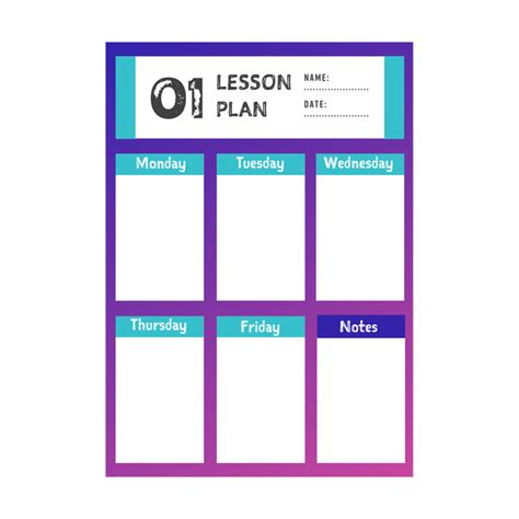 Lesson plan examples and templates for any subject