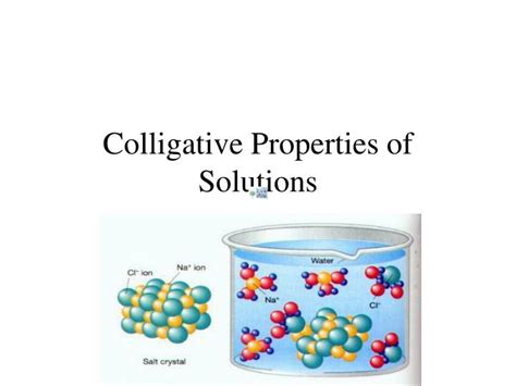 Ppt Colligative Properties Of Solutions Powerpoint Presentation Free