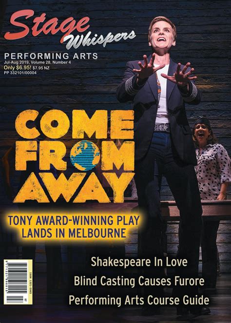 Stage Whispers Julyaugust 2019 Edition By Stage Whispers Magazine Issuu