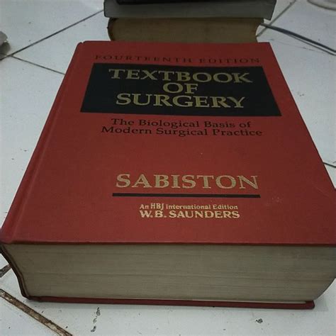 Jual ORIGINAL TEXTBOOK OF SURGERY THE BIOLOGICAL BASIS OF MODERN ...