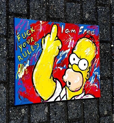 Jovan Srijemac 1962 Simpson Fuck Your Rules Catawiki