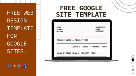 Free Google Site Templates Youtube