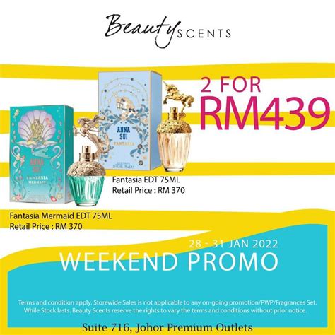 Jan Beauty Scents Weekend Promo At Johor Premium Outlets