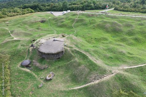 Verdun France Vue Aérienne Du Fort De Vaux Bataille De Verdun