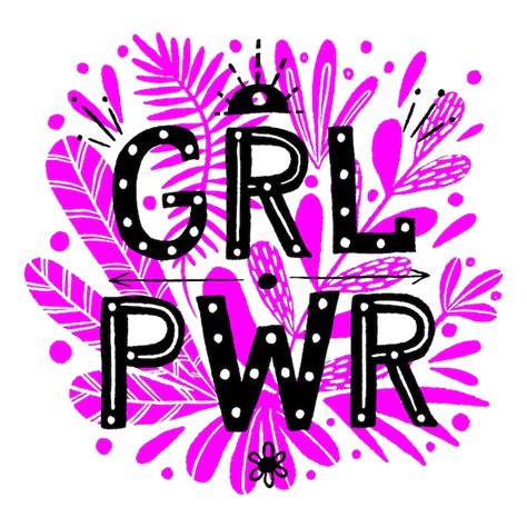 Premium Vector | GRL PWR