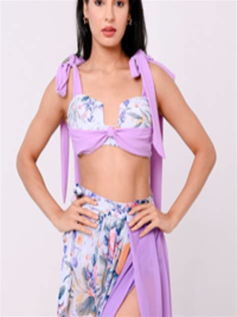 Buy FancyPants Simone Floral Printed Swim Bikini Set Swimwear For Women 23859074 Myntra