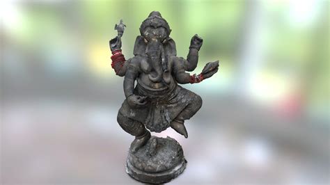 ganesh tiger cave  poly    model  alicevision