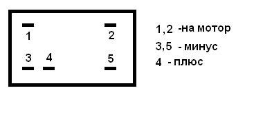 Схема кнопок стеклоподъемника фиат