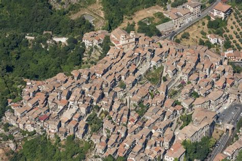 Aerial Image of the Town of Artena in the Metropolitan City of R Stock ...