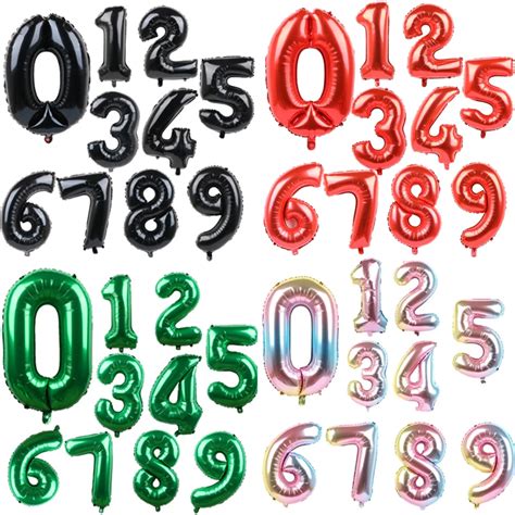 1 шт. 32 дюйма красные, черные, золотые, серебристые, зеленые шарики из ...