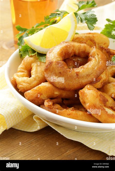 Deep Fried Octopus Rings Hi Res Stock Photography And Images Alamy