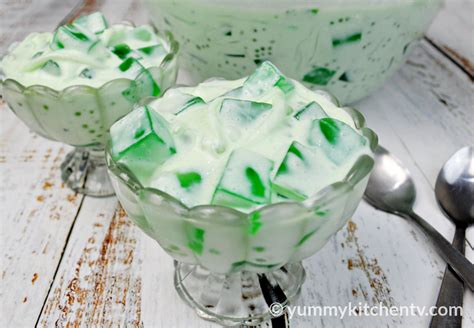 buko pandan  deliciously creamy vibrant dessert yummy kitchen