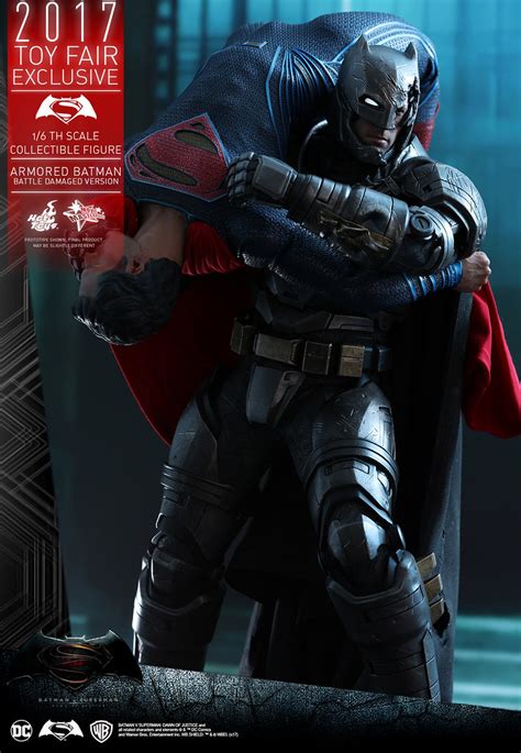 Hot Toys Mms Bvs Armored Batman Battle Damaged
