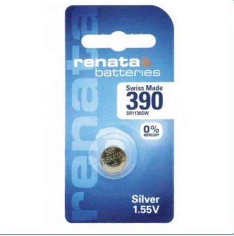Silver oxide RENATA 390, Button Type at best price in Mumbai | ID ...