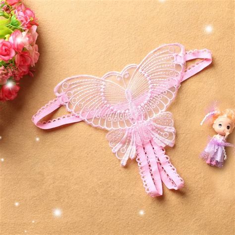 Butterfly Shape Open Crotch Sexy Lingerie Panty Thongs