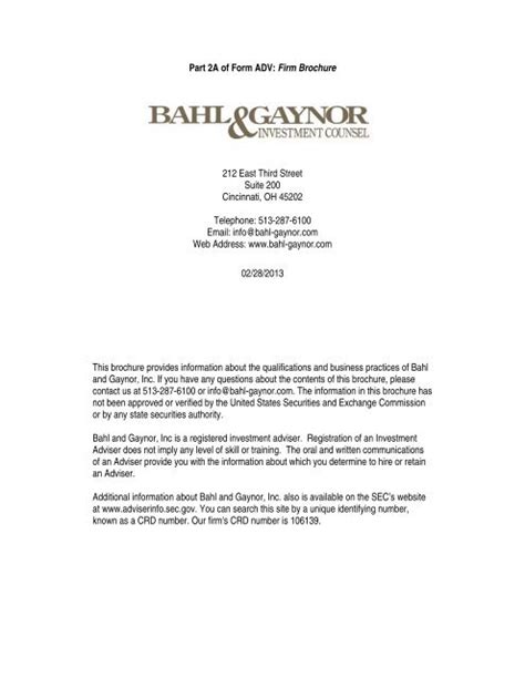 bahl gaynor investment counsel morgan stanley