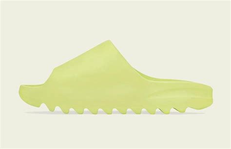 adidas Yeezy Slide Glow Green Release Details · JustFreshKicks