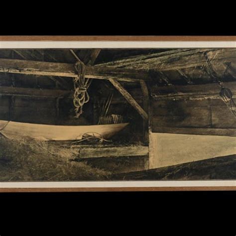 Andrew Wyeth Hay Ledge Collotype Open Edition Plate Signed Ebth