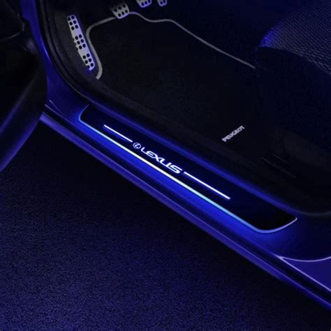 Led Wireless Illuminated Lexus Door Sills — Car Door Sills