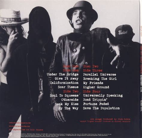 Red Hot Chili Peppers Cd Greatest Hits Vinyl Replica Musicrecords