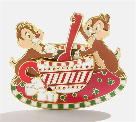 Chip N Dale Hot Cocoa Baublebar Holiday Disney Licensed Disney Pin