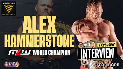 Interview With Mlw World Champion Alex Hammerstone