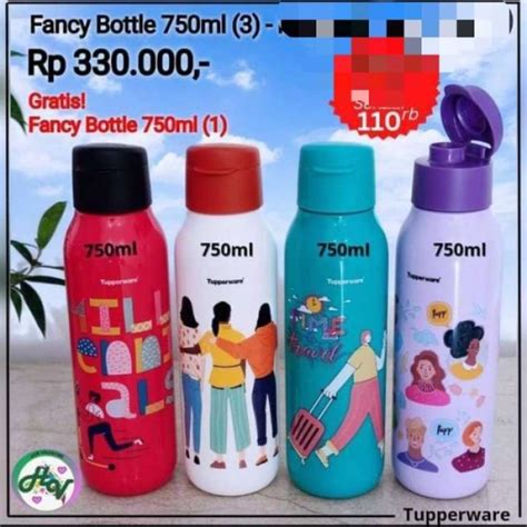 Jual Eco Fancy Bottle Tupperware Ml Botol Minum Fancy Tupperware