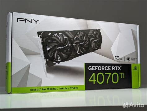 PNY GeForce RTX 4070 Ti 12GB gddr6X PCLe 4.0 купить в Санкт-Петербурге ...