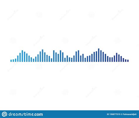 Ic Ne Vectorielle Du Mod Le De Logo D Onde Sonore Illustration De