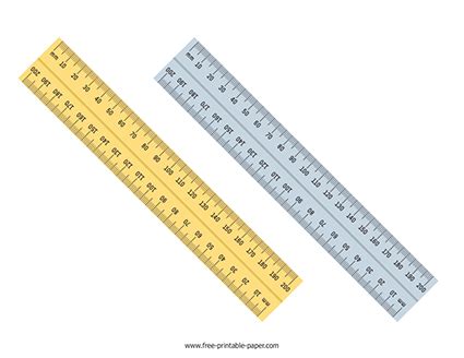 Mm ruler