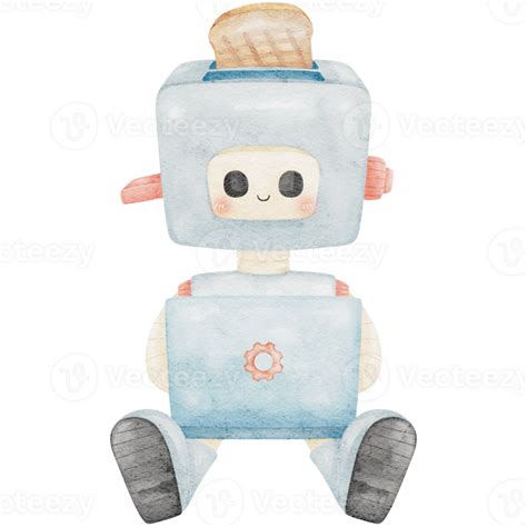 Cute Robots Futuristic Clipart Png 37252804 Png