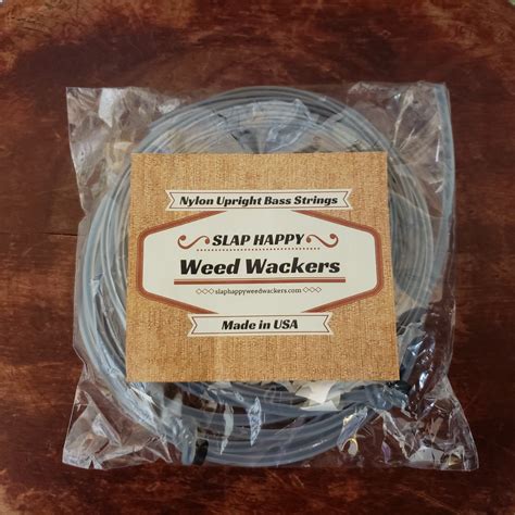 Slap Happy Weed Wackers Nylon Upright Bass Strings Standard Gauge Clear 095 170 Made In Usa