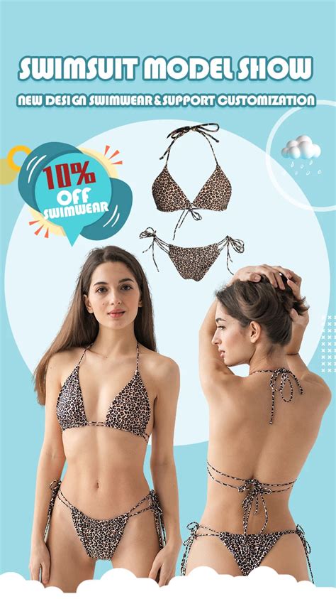 Oem Odm Designs Logo Beach Wear Women Swimming Bathing Suit Bikini Sexy Girl Triangle Swimwear