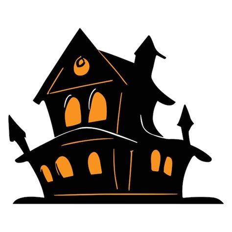 Vector De Casa Embrujada De Halloween Vector Premium