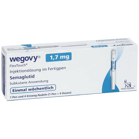 Wegovy Mg Flextouch Injektionslsg Fertigpen X Ml Mit Dem E Rezept