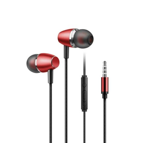 Wired Earbuds With Microphone And Volume Control In Ear Ergonomic Noise ...