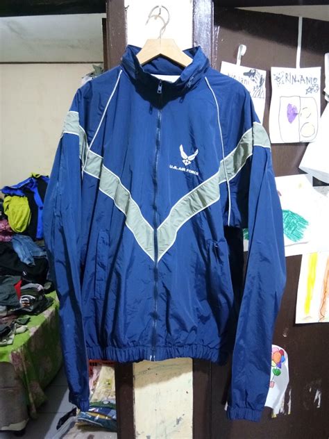Usaf Physical Training Jacket Fesyen Pria Pakaian Baju Luaran Di