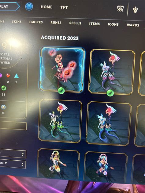 Hi guys the Syndra skin is available and you can unlock the ruby chroma
