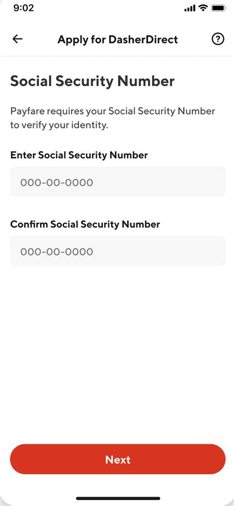 Dasher Signup Process