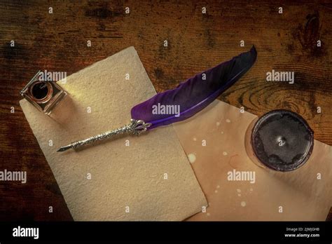 quill    vintage ink   paper   black candle