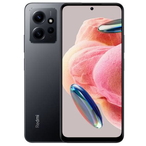 Смартфон Xiaomi Redmi Note 12 128 ГБ 6 ГБ Черный OLED/AMOLED 2 SIM ...
