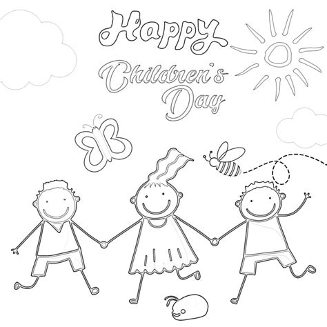Desenho Para Colorir Dia Da Criança