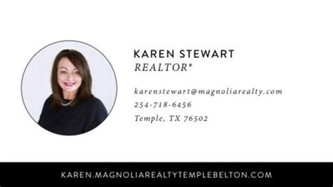 Karen Stewart Magnolia Realty Contact Agent 1195 N Pea Ridge Rd
